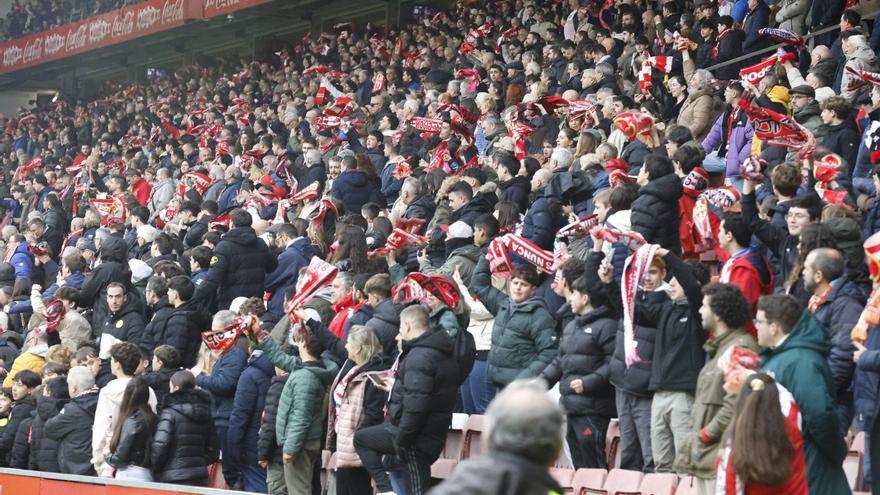 La afición del Sporting sigue movilizándose: Unipes hace un llamamiento para «remar en la misma dirección» y certificar la permanencia