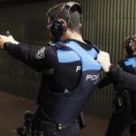 La seguridad se pone a tiro en el Rubín: así entrena su puntería la Policía Local de Oviedo