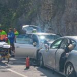 Evacuado en helicóptero al HUCA un hombre tras un grave accidente en Belmonte de Miranda: hay otros dos heridos