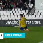 El 0-1 del Cádiz en el Burgos 2-2 Cádiz de la jornada 36 de LaLiga Hypermotion