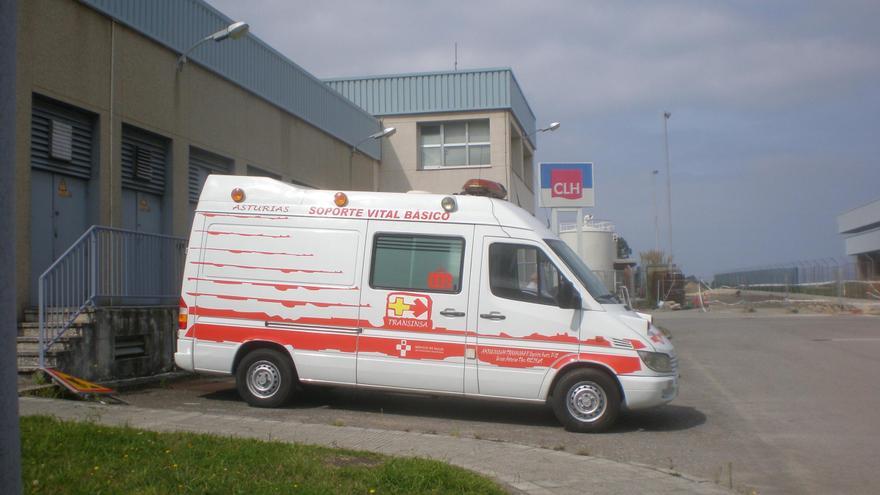 Concentración en el Aeropuerto contra la supresión de la ambulancia
