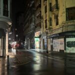 Apagón en el centro de Gijón: las calles se quedan a oscuras