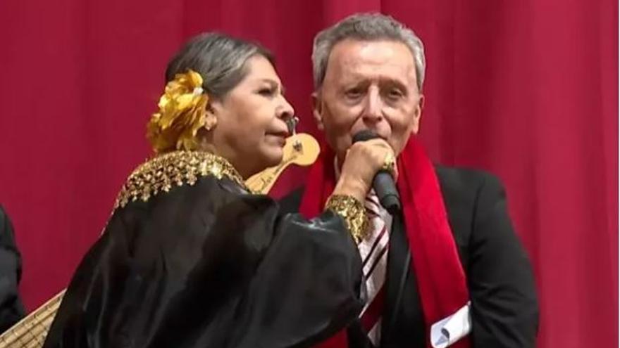 Tras su famoso «estamos tan agustito», Ortega Cano vuelve a dar el cante en un acto público: «Cucurrucucú Paloma»