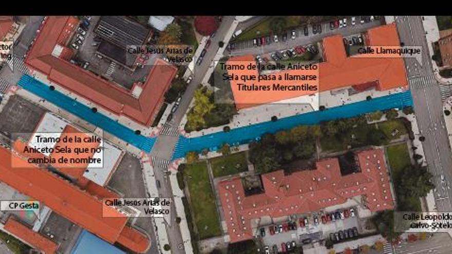Aniceto Sela se queda sin media calle