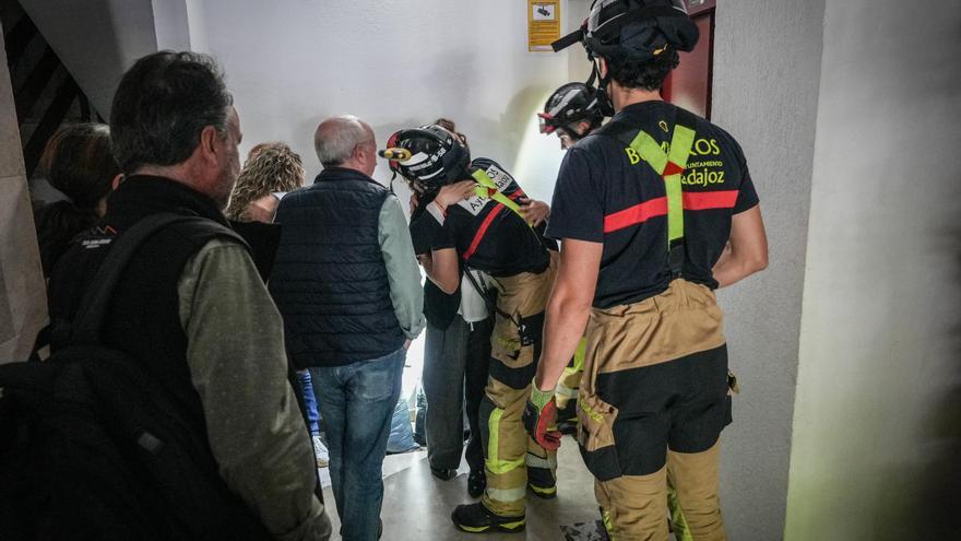 El apagón en Badajoz, en imágenes