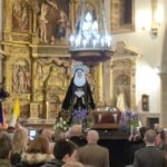 En imágenes:  El Santo Entierro no sale por la lluvia y emociona en la colegiata de Salas