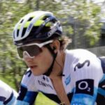 El gijonés Iván García Cortina tras ganar en la meta de Pola de Lena de la Vuelta Ciclista a Asturias: «Es bonito ganar en los sitios en que entrené»