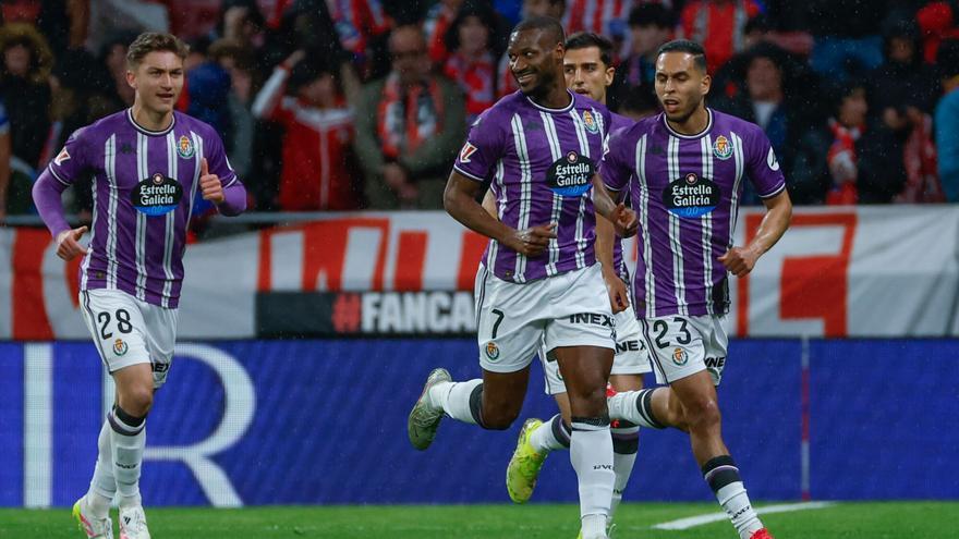 El 0-1 del Valladolid en el Atlético de Madrid 4-2 Valladolid de la jornada 31 de LaLiga EA Sports