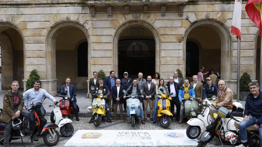 Estos son los cortes de tráfico para el gran desfile de vespas de este sábado en Gijón