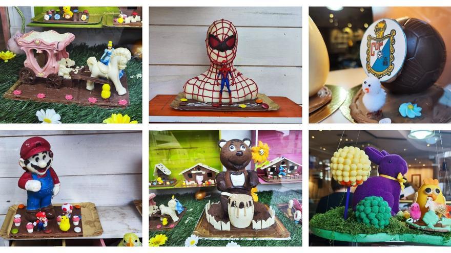 Los escaparates de Grado en Pascua, en imágenes
