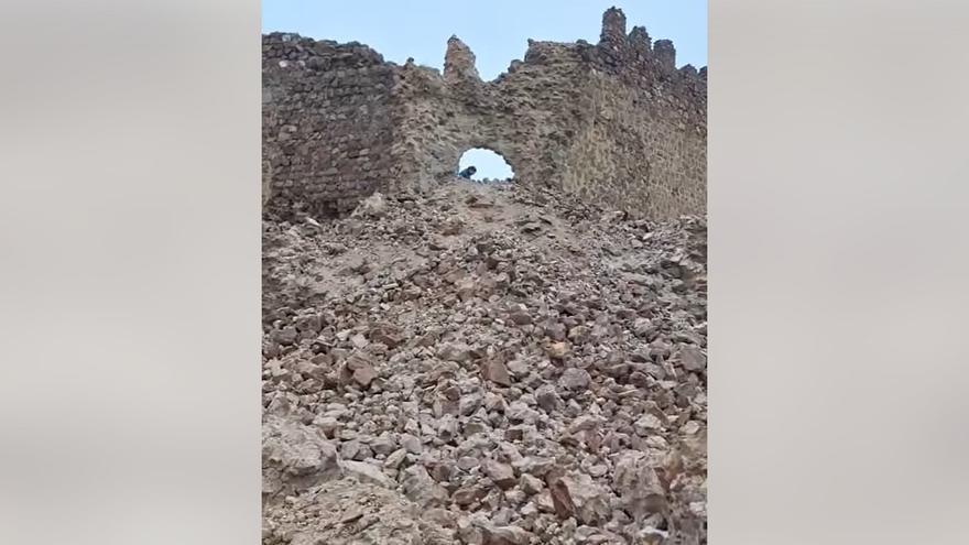 Se derrumba la torre más emblemática del castillo de la localidad toledana de Almonacid
