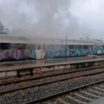 Evacuados los pasajeros de un tren regional en Zamora tras arder uno de los vagones
