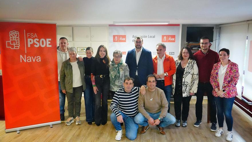 Juan Cañal, reelegido como secretario general del PSOE de Nava