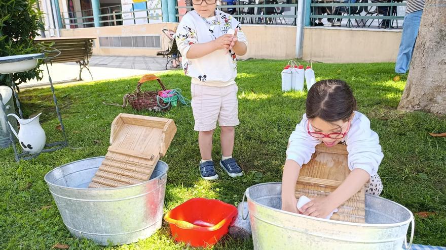 Los pequeños de Llanera conocen los oficios tradicionales