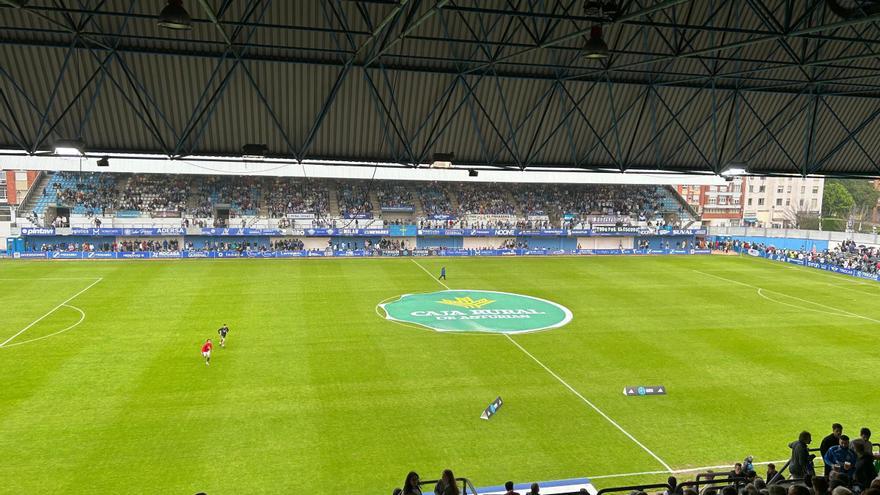 EN DIRECTO: El ascenso en juego, todo preparado en el Suárez Puerta para el Avilés-Antoniano