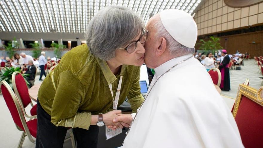 La confidente aragonesa del papa Francisco: «Me gustaría que la Iglesia siga siendo acogedora y vaya en dirección contraria al mundo actual»