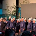 Así fue la emotiva interpretación del  Santa Bárbara Bendita que hizo el coro minero de Turón en Avilés