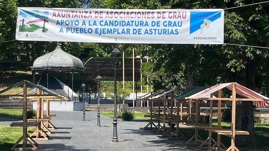 Grado regalará sidra DOP, afuega’l pitu y pan de escanda en la «Axuntanza de asociaciones», este domingo, en el parque de Arriba