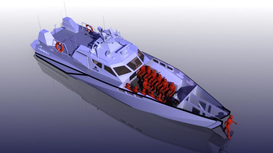 El astillero gallego Aister aprovecha la feria Feindef para lanzar su incursión en barcos militares