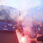 Accidente en la previa del Oviedo: un aficionado resulta herido en una pierna por un petardo