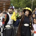 Así han sido las visitas teatralizadas por el Parque Ferrera de Avilés