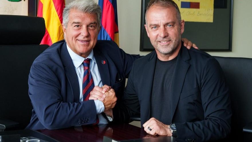 «Estoy contento, el viaje continúa y siento que no estamos al final del camino», dice Flick tras renovar hasta 2027