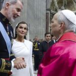 El gesto que la reina Letizia ha repetido con el nuevo Papa y que no tiene con nadie más