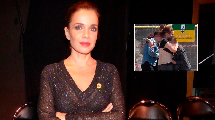 Carme Chaparro, destrozada, se reencuentra con su marido y sus hijas: «Solo puedo llorar»