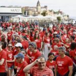 EN IMÁGENES: La Cruz Roja de Gijón se supera en la segunda marcha solidaria: «Asturias se ha volcado con la iniciativa»