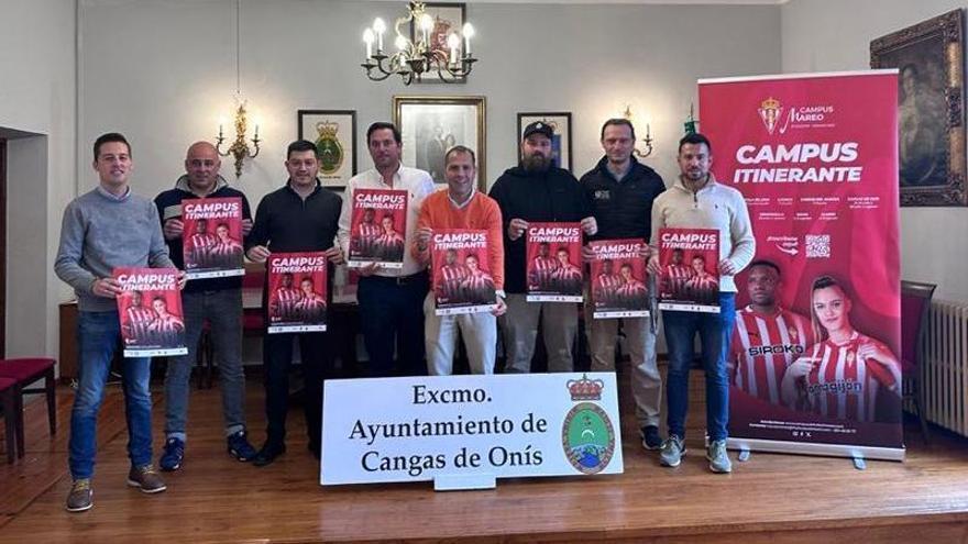 Presentación del Campus Itinerante de la Escuela de Fútbol de Mareo en Ribadesella, Cangas de Onís y Llanes