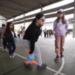 Así es la actividad del colegio Pumarín de Gijón por la inclusión con alumnos del centro de educación especial de Castiello (en imágenes)
