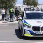 En imágenes: Accidente entre un ciclista y un coche en Avilés