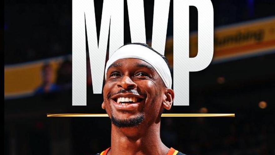 Shai Gilgeous-Alexander, el ‘nuevo Jordan’, gana su primer MVP de la NBA
