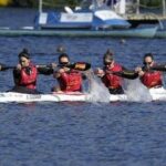 Las asturianas Sara Ouzande y Lucía Val, oro con el K-4 español en la Copa del Mundo de piragüismo