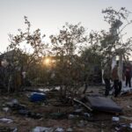 Al menos 34 muertos en un bombardeo israelí contra un campo de desplazados en el sur de Gaza
