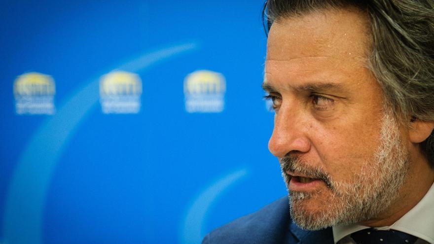 Fragmento de las declaraciones de Gustavo Matos en el Parlamento de Canarias