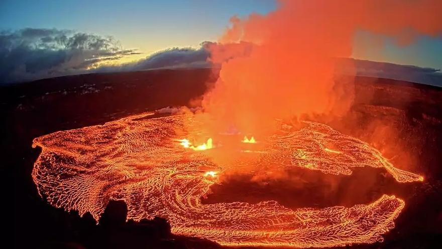 Espectacular erupción del volcán Kilauea en Hawaii