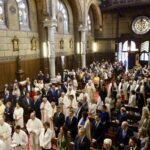 La misa de clausura del centenario de la Basílica del Sagrado Corazón de Gijón, en imágenes
