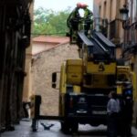 Saneamiento de fachadas en el casco histórico avilesino