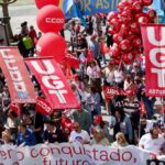 VÍDEO: Así fue la manifestación del 1⁰ de mayo en Mieres