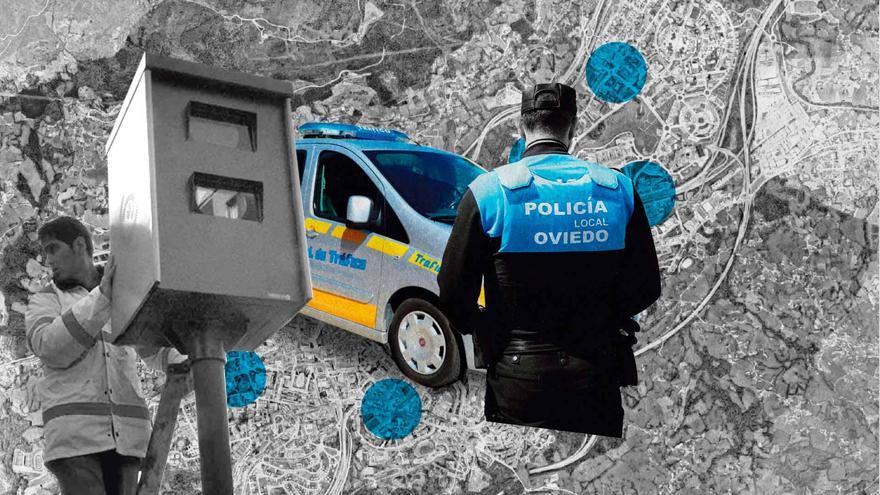 Ocho nuevos radares entrarán en funcionamiento en Oviedo en noviembre y el Ayuntamiento asegura: «No hay afán recaudatorio, es por seguridad»