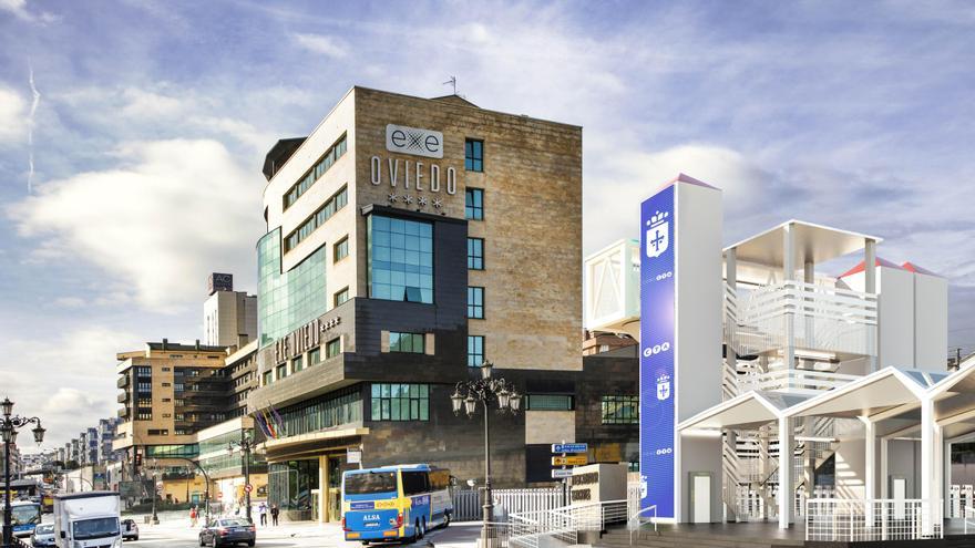 Ya hay fecha para la pasarela que unirá las dos estaciones de Oviedo: así será