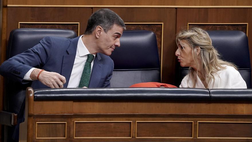 La coalición multiplica sus batallas a las puertas del ecuador legislatura ante la debilidad de Sumar