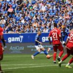 Gabi, entrenador del Zaragoza, caliente con el arbitraje del Tartiere: “Queremos saber los criterios y por qué unas acciones se revisan y otras no”