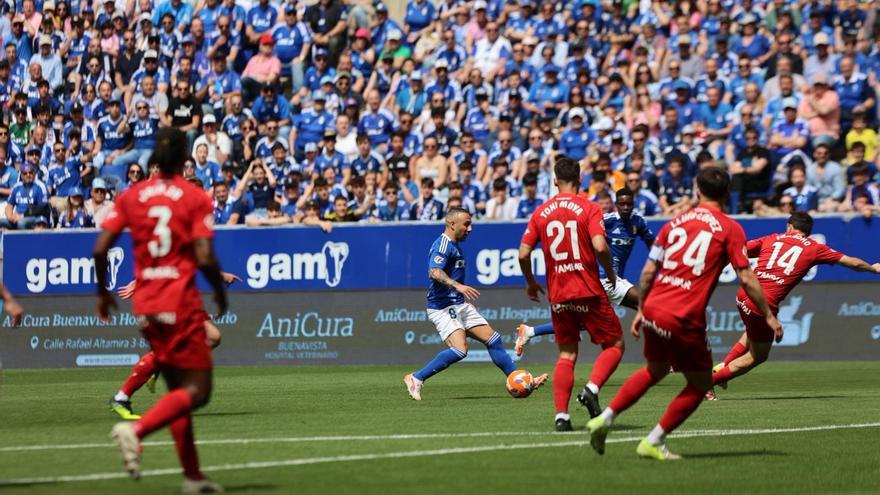 Gabi, entrenador del Zaragoza, caliente con el arbitraje del Tartiere: “Queremos saber los criterios y por qué unas acciones se revisan y otras no”
