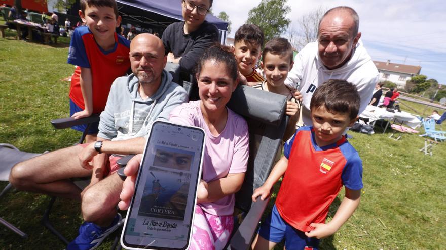 VÍDEO: «Nos pone en el mapa», celebran los corveranos sobre la nueva edición digital de LA NUEVA ESPAÑA