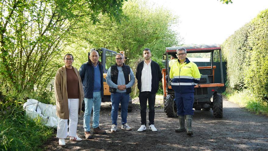 Comienzan la obra para el saneamiento del núcleo de Godina, en Bendición, con un plazo de ejecución de cuatro meses