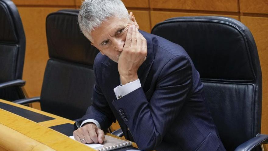 Fernando Grande-Marlaska explica en el Congreso el cese de su número dos, Rafael Pérez