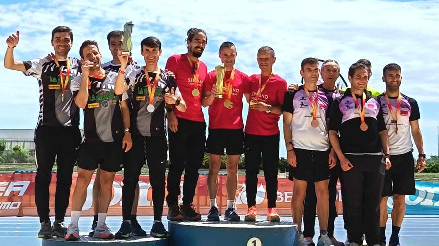 Los riosellanos de La Cerezal Team subcampeones de España por clubes en los 50 kilómetros, en Málaga