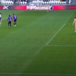 El 1-1 del Burgos en el Burgos 3-2 Córdoba de la jornada 39 de LaLiga Hypermotion